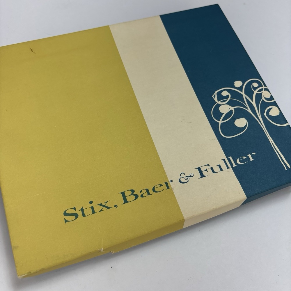 Stix, Baer & Fuller Gift Box Vintage 8.75" X 10.75"